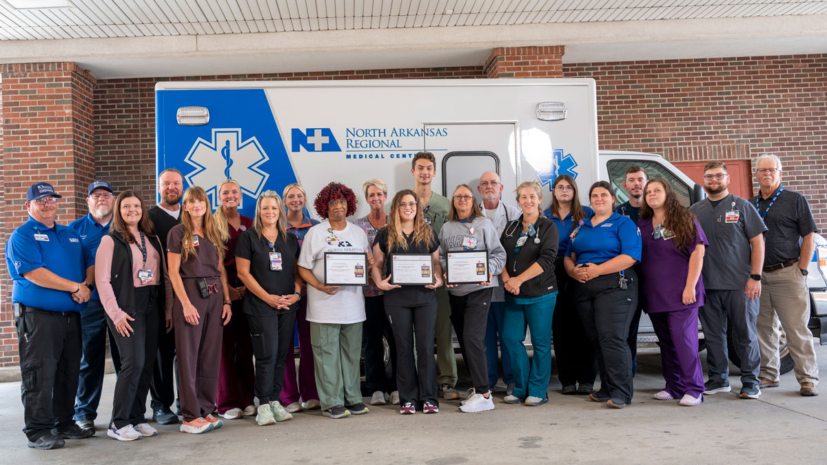 NARMC staff with newly earned Additional American Heart Association Get With The Guidelines® Achievement Awards